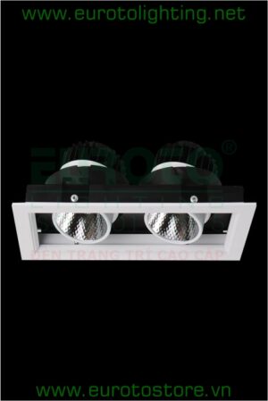 Đèn downlight Euroto LA-272 COB 18Wx2