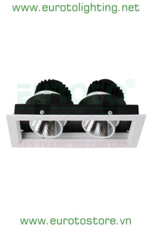 Đèn downlight Euroto LA-275 COB 30Wx2