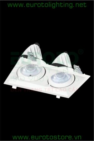 Đèn downlight Euroto LA-514 COB 18Wx2