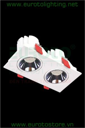 Đèn downlight Euroto LA-554 COB 12Wx2