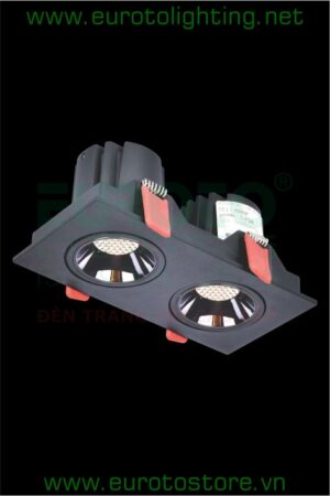 Đèn downlight Euroto LA-562 COB 18Wx2