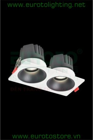 Đèn downlight Euroto LA-602 COB 12Wx2