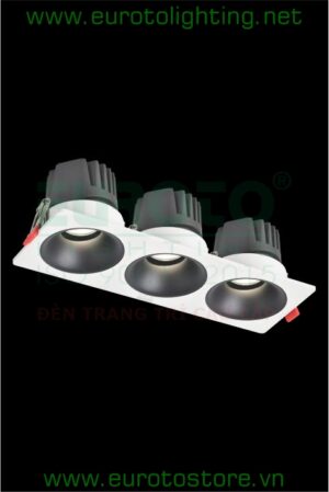 Đèn downlight Euroto LA-603 COB 12Wx3