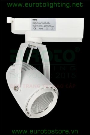 Đèn pha tiêu điểm Euroto FR-081 12W đế ray
