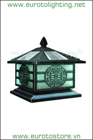 Đèn trụ cổng NLMT SOLAR-406E Euroto