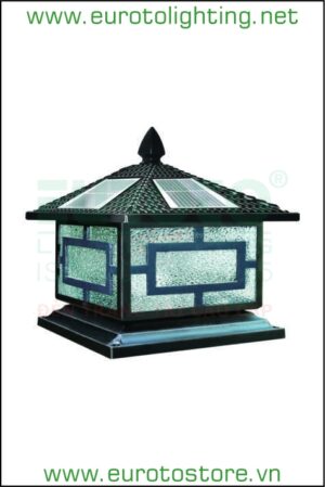 Đèn trụ cổng NLMT SOLAR-407E Euroto