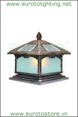 Đèn trụ cổng NLMT SOLAR-411C Euroto