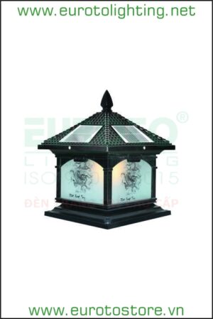 Đèn trụ cổng NLMT SOLAR-414A Euroto