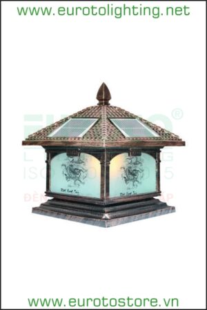 Đèn trụ cổng NLMT SOLAR-415B Euroto