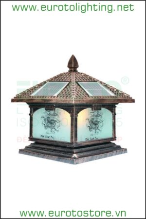 Đèn trụ cổng NLMT SOLAR-415C Euroto