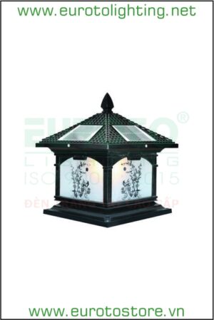 Đèn trụ cổng NLMT SOLAR-418A Euroto