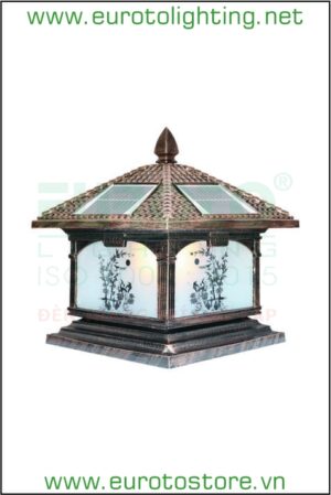 Đèn trụ cổng NLMT SOLAR-419C Euroto
