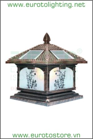 Đèn trụ cổng NLMT SOLAR-419E Euroto