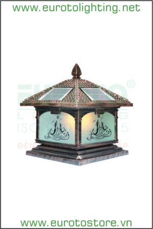 Đèn trụ cổng NLMT SOLAR-429A Euroto