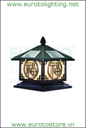 Đèn trụ cổng NLMT SOLAR-437B Euroto