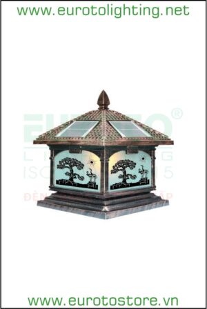 Đèn trụ cổng NLMT SOLAR-451A Euroto