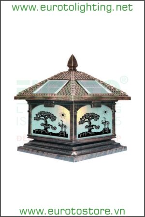 Đèn trụ cổng NLMT SOLAR-451C Euroto