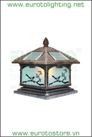 Đèn trụ cổng NLMT SOLAR-453B Euroto