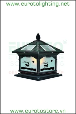 Đèn trụ cổng NLMT SOLAR-454A Euroto