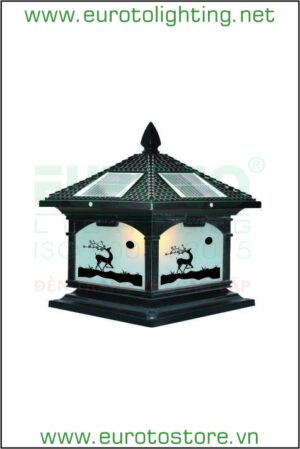 Đèn trụ cổng NLMT SOLAR-454B Euroto