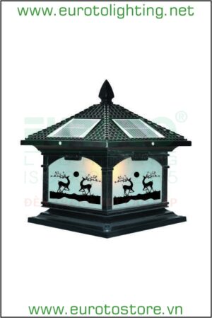 Đèn trụ cổng NLMT SOLAR-454C Euroto