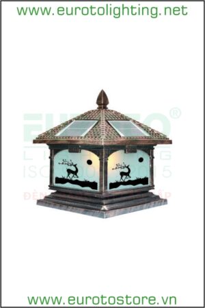 Đèn trụ cổng NLMT SOLAR-455A Euroto
