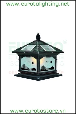 Đèn trụ cổng NLMT SOLAR-456A Euroto
