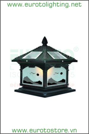 Đèn trụ cổng NLMT SOLAR-456B Euroto