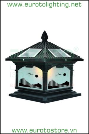 Đèn trụ cổng NLMT SOLAR-456C Euroto