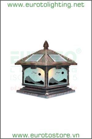 Đèn trụ cổng NLMT SOLAR-457A Euroto
