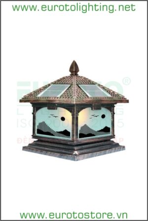 Đèn trụ cổng NLMT SOLAR-457B Euroto